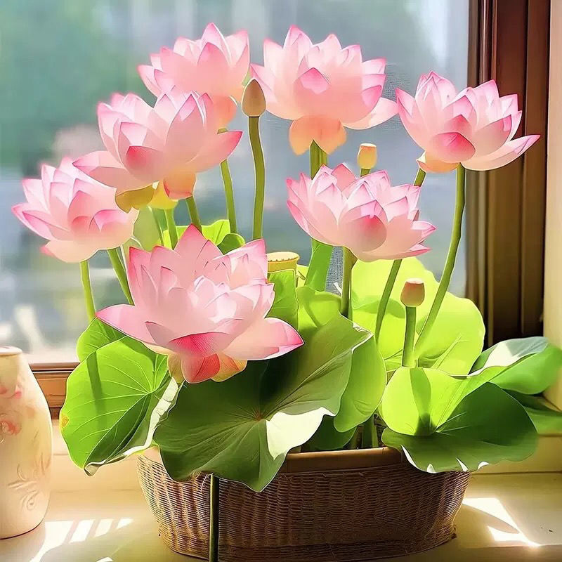 🔥【7 days germination】Last Day Sale - 💐The Sacred Bonsai Bowl Lotus Flower