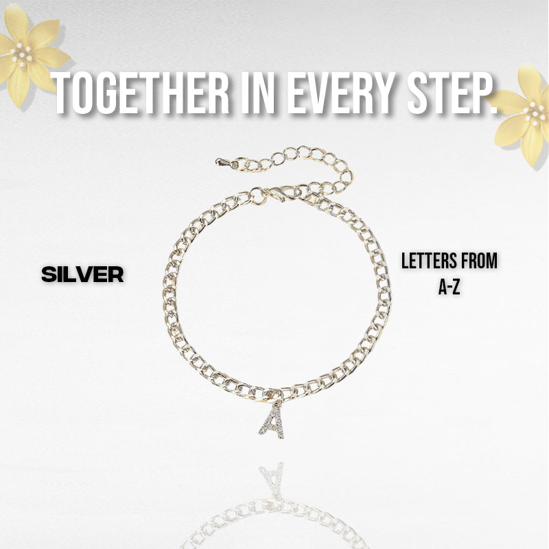VOSOPRO™ COUPLES INITIAL ANKLET