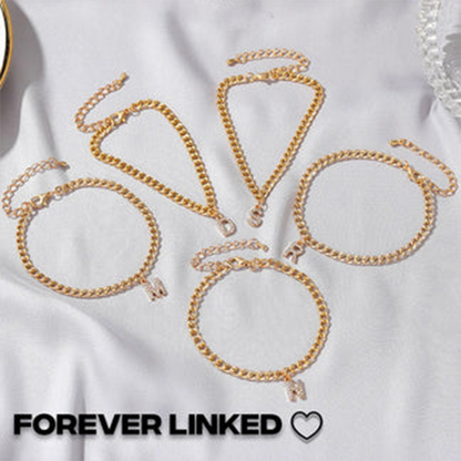 VOSOPRO™ COUPLES INITIAL ANKLET