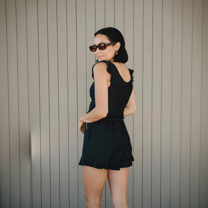 Integrated Bra Swimsuit Romper