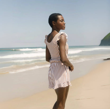 Integrated Bra Swimsuit Romper